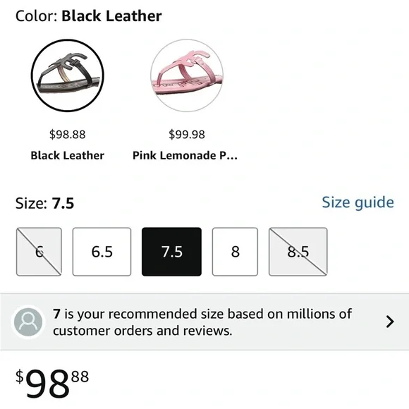 Sam Edelman Black Leather Sandals - Picture 4 of 6